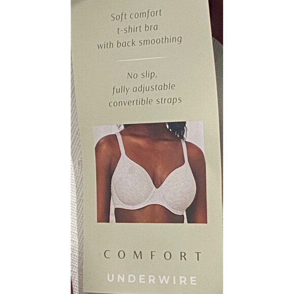 Bali Womens 42C Convertible T-Shirt Bra With Back Smoothing & Underwire Support - Picture 6 of 9
